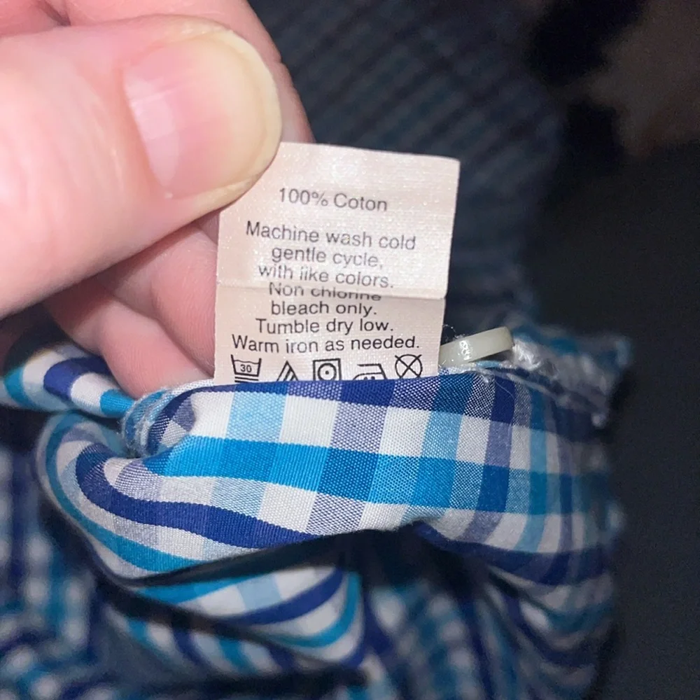 Thompson Shirtings for‎ J. Crew Wrinkle-free Voyager Dress Shirt in Gingham.